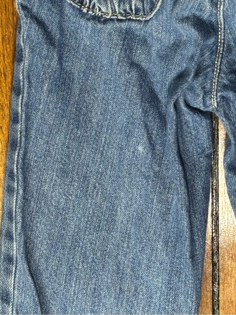 Gymboree 3T Girls Blue Jeans Adjustable Waist Playwear Classic Denim Kidcore